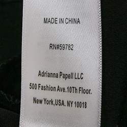 Aidan Mattox Silver Plisse Sleeveless Maxi Dress M