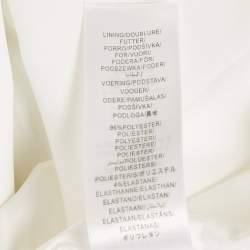 مملوكة مسبقًا فستان آيدان ماتوكس ميدي بكسرات وتفاصيل مكشوفة ليشمير عاجي مقاس صغير