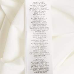 مملوكة مسبقًا فستان آيدان ماتوكس ميدي بكسرات وتفاصيل مكشوفة ليشمير عاجي مقاس صغير