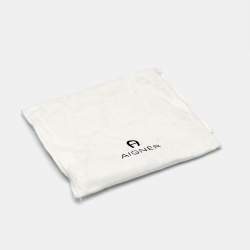 Aigner Charm Enamel Gold Tone Bag Charm