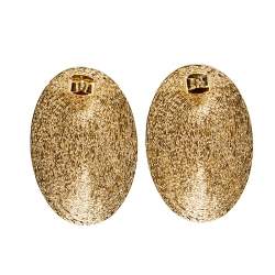 Pre Owned Aigner Gold Plated Cameo Necklace & Earrings Set