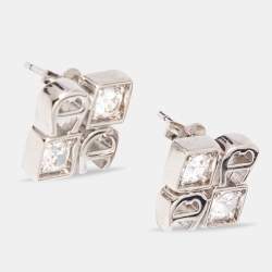 Aigner Crystals Silver Tone Necklace Set with Bracelet