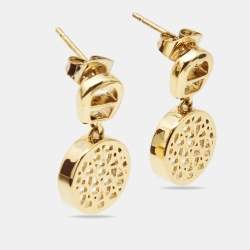 Pre Owned Aigner Gold Tone Necklace Set