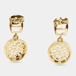 Pre Owned Aigner Gold Tone Necklace Set