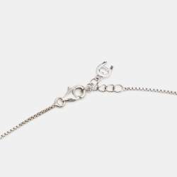 Aigner Logo Sterling Silver Necklace and Earrings