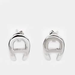 Pre Owned Aigner SIlver Tone Earrings