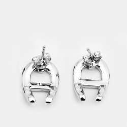 Pre Owned Aigner SIlver Tone Earrings