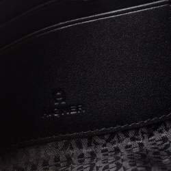 Pre Owned Aigner Metallic Gold Leather Zip Around Wallet