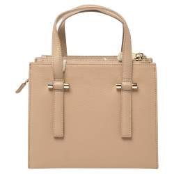 مملوكة مسبقًا Aigner Beige Leather Lana City Tote