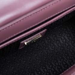 مملوكة مسبقًا حقيبة أيغنر ميني فلورينتينا جلد وردي بيد علوية