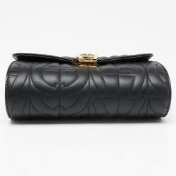 Aigner Black Leather Genovena Belt Bag  