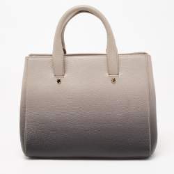 Pre Owned Aigner Beige/Black Ombre Leather Ivy Tote