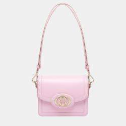 Aigner Soft Pink shiny light gold Metal Luisa Crossbody Bag Soft Pink