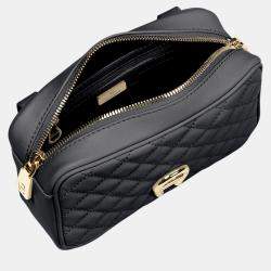 Pre Owned Aigner Night grey shiny light gold Metal Garda Night Grey Belt Bag S