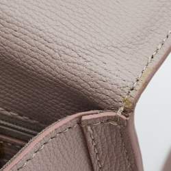 Aigner Lilac Leather Jada Top Handle Bag