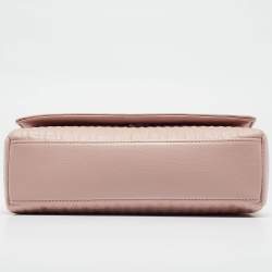 Aigner Pink Leather Flap Crossbody Bag