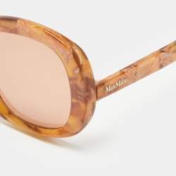 Max Mara Brown Edna Oversized Sunglasses