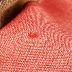 Aigner Red Monogram Stripe Cotton Stole 