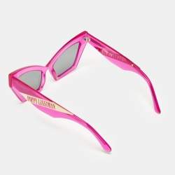 Poppy Lissiman Fuchsia/Black Diavolina Cat Eye Sunglasses