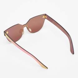Retrosuperfuture Tuttolente Zizza Pink WH8 Reflective Sunglasses