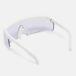 NoPeet White/Purple Haze Shield Sunglasses