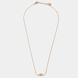 Aigner Crystal Logo Gold Tone Bracelet Earring and Necklace Set
