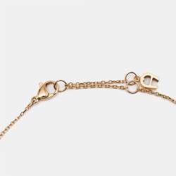 Aigner Crystal Logo Gold Tone Bracelet Earring and Necklace Set