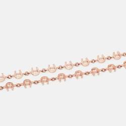 مملوكة مسبقًا حزام أيغنر معدني بلون وردي مع شعار