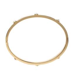 Pre Owned سوار أغنر لوف كريستال ذهبي اللون