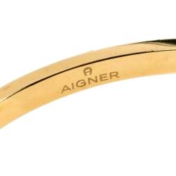 Pre Owned سوار أغنر لوف كريستال ذهبي اللون