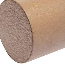 Pre Owned Aigner Beige Leather Box Bag