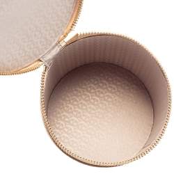 Pre Owned Aigner Beige Leather Box Bag