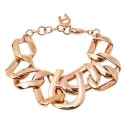 مملوكة مسبقًا سوار أيغنر بيزا معدن مطلي بالذهب الوردي وكريستال 