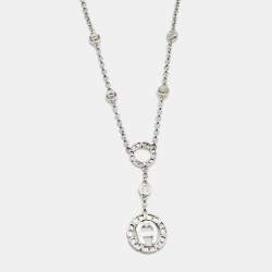 Aigner Silver-Tone Chain Link Crystal Pendant Necklace, Earrings & Ring Set