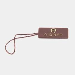 Aigner Black Resin Silver Tone Ballpoint Pen