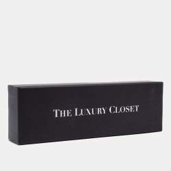 Pre Owned Aigner Bow Crystals Gold Tone Bracelet