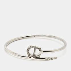 Aigner Crystals Silver Tone Bracelet