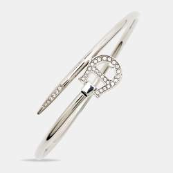 Aigner Crystals Silver Tone Bracelet