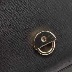 Aigner Black Leather Grazia Shoulder Bag