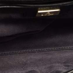 Aigner Black Leather Grazia Shoulder Bag