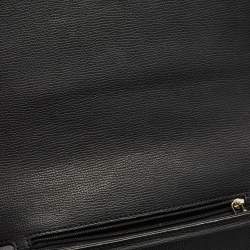Aigner Black Leather Grazia Shoulder Bag