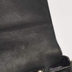 Aigner Black Leather Grazia Shoulder Bag
