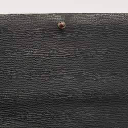 Aigner Black Leather Grazia Shoulder Bag