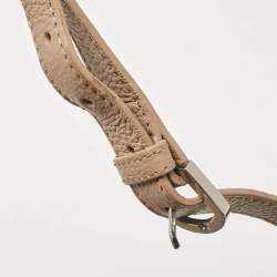 Aigner Beige Leather Top Handle Bag