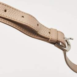 Aigner Beige Leather Top Handle Bag
