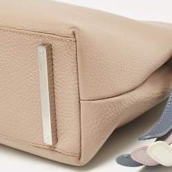 Aigner Beige Leather Top Handle Bag