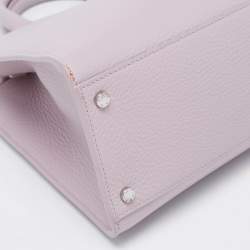 Aigner Light Lilac Leather Cybill Tote