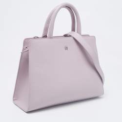 Aigner Light Lilac Leather Cybill Tote