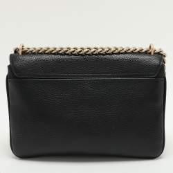 Pre Owned Aigner Black Leather Soleil Ramadan Edition Crossbody Bag