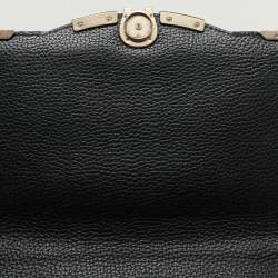 Pre Owned Aigner Black Leather Soleil Ramadan Edition Crossbody Bag